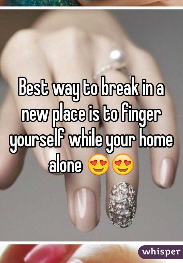 How Do You Finger Your Self